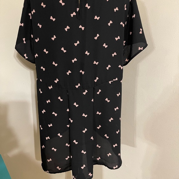 Torrid black bows hi/lo georgette blouse - Picture 14 of 15